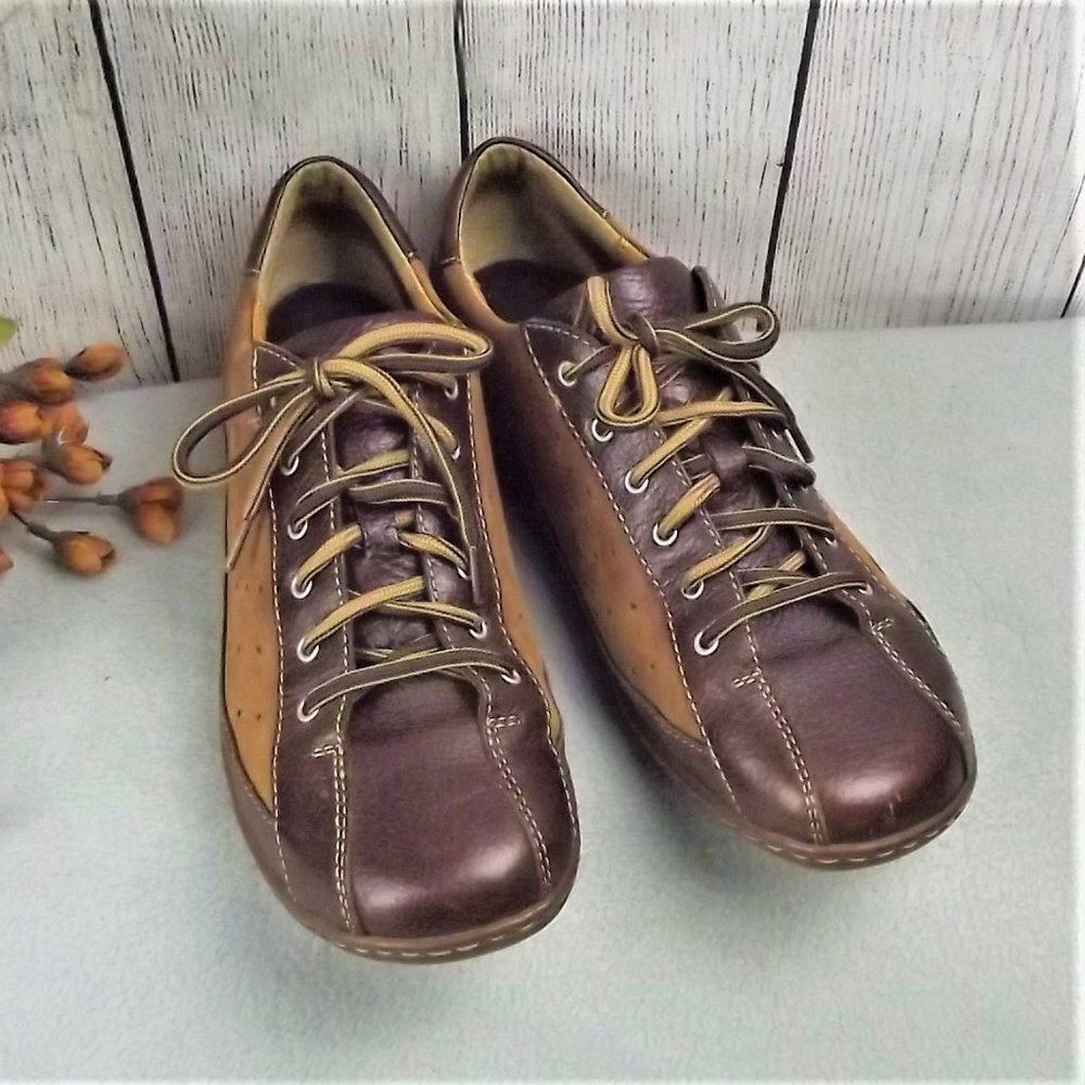 BORN 10/42 Brown Lace Up Casual Shoes Oxfords